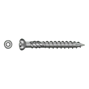 TOBSTEEL Terasová skrutka Quadra-Speed ART. 9001 A2 5,0×40 mm TX25