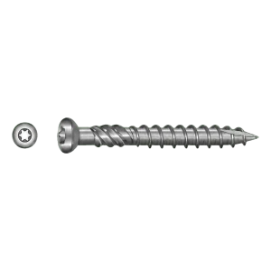 TOBSTEEL Terasová skrutka Quadra-Speed ART. 9001 A2 – 5,0 x 50 mm TX25