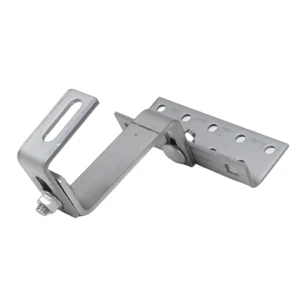 Vario strešný hák trieda 5-6-5 - 3x nastaviteľný nehrdzavejúca oceľ 1.4016 - 120 mm - zosilnený