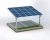Prístrešok pre auto Fotovoltaická búda pre 2 vozidlá L 5,7m x 5,2m Solárne parkovisko GPV-101-14 (3)