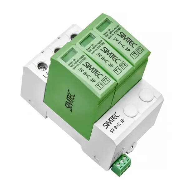 Zvodič prepätia PV DC Typ 1+2 (B+C) 1000V 3P 20kA 4,5kV SV T1 T2 SIMTEC GPV-401-16