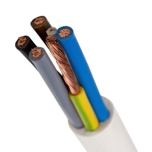 Kábel OWY 5x4 300/500V - Biely