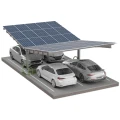 Prístrešok pre auto Fotovoltaická búda pre 4 vozidlá T 11,4m x 5,2m Solárne parkovisko GPV-101-13