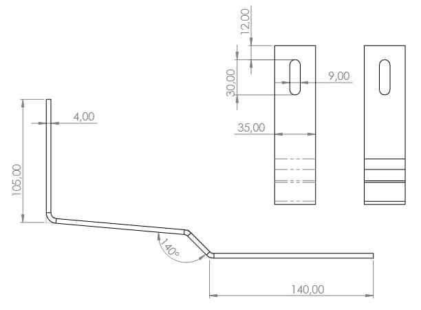 Strešný Hák - SPEC - Nerezová Oceľ H17 PV-08-37 (2)