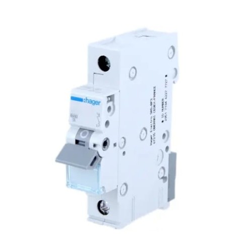 Hager Nadprúdový istič B 16A 1P 6kA GPV-401-26