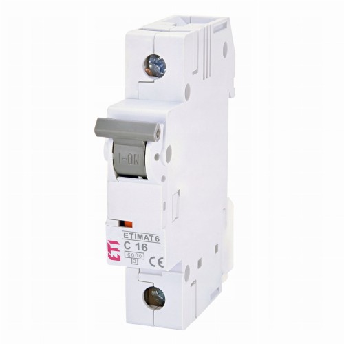 ETI Nadprúdový istič B 16A 1P 6kA GPV-401-31