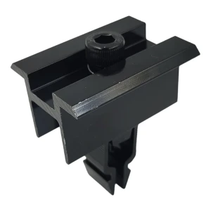 Stredová lisovacia svorka KLIK čierna farba L50 (typ 2)