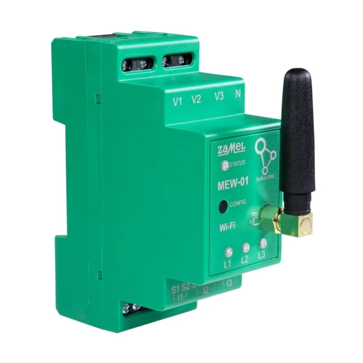 Zamel Monitor elektrickej energie Obojsmerné počítadlo WI-FI 3F+N pre fotovoltaiku GPV-401-40 (2)