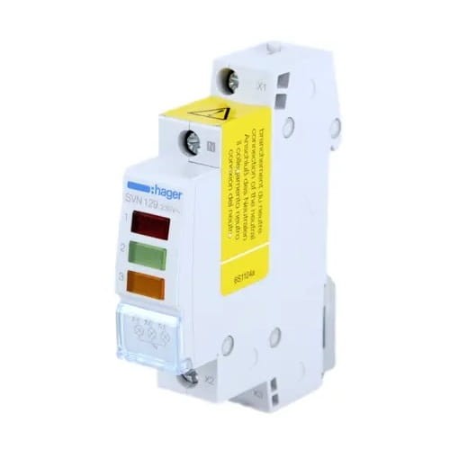 Hager LED signálne svetlo trojité červené zelené a oranžové GPV-401-58