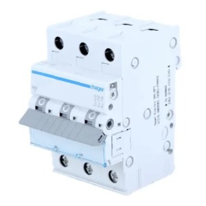 Istič nadprúdový Hager C 25A 3P 6kA