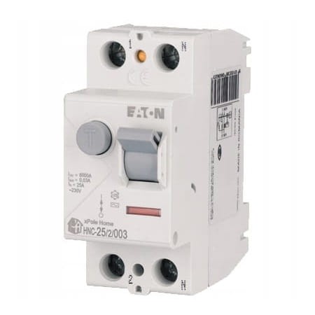 Eaton Zvyškový prúdový istič 2P 25A 6kA 30mA typ AC GPV-401-70