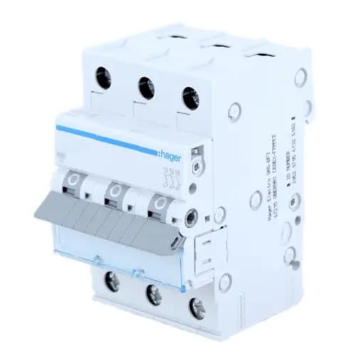 Hager Nadprúdový istič B 25A 3P 6kA GPV-401-72