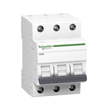 Schneider Electric Nadprúdový istič B 16A 3P 6kA K60N-B16-3 Acti9 GPV-401-74