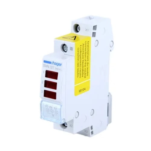 Hager LED signálne svetlo trojité červené 230VAC GPV-401-84