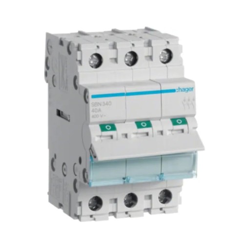 Hage Odpojovač izolačného spínača 3-fázový 3P 40A 400V AC GPV-401-95