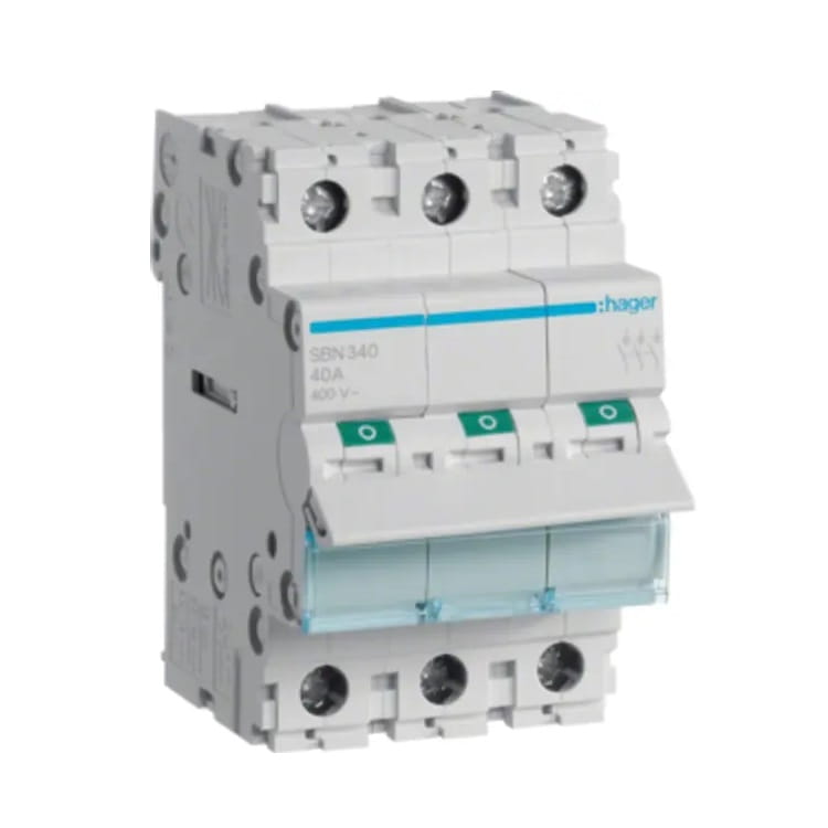 Hage Odpojovač izolačného spínača 3-fázový 3P 40A 400V AC GPV-401-95