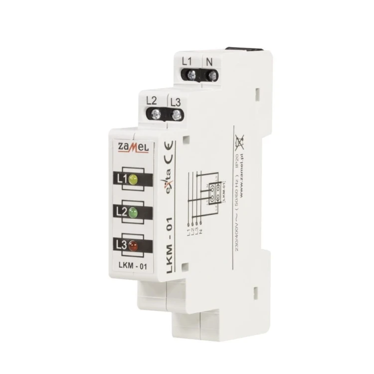 Zamel LED indikátor napájania 230V/400V GPV-401-105