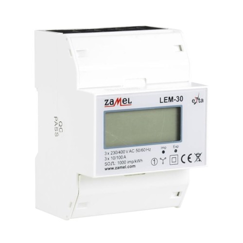 Zamel Merač elektrickej energie 3-fázový 100A LCD GPV-401-109 (2)