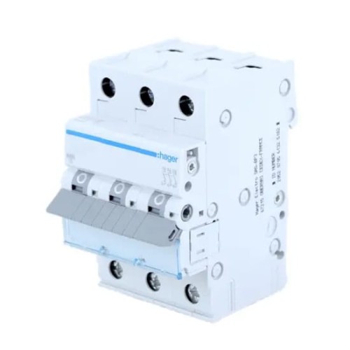 Hager Nadprúdový istič C 63A 3P 6kA GPV-401-138