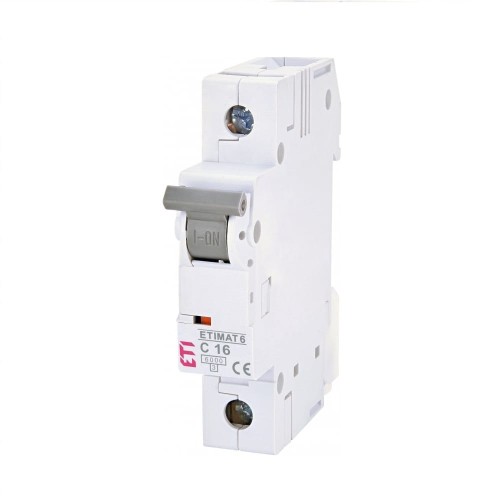 ETI Nadprúdový istič C 16A 1P 6kA GPV-401-147
