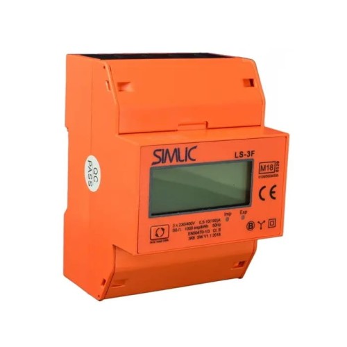 Simtec Elektrický merač energie 3-fázový 100A GPV-401-149