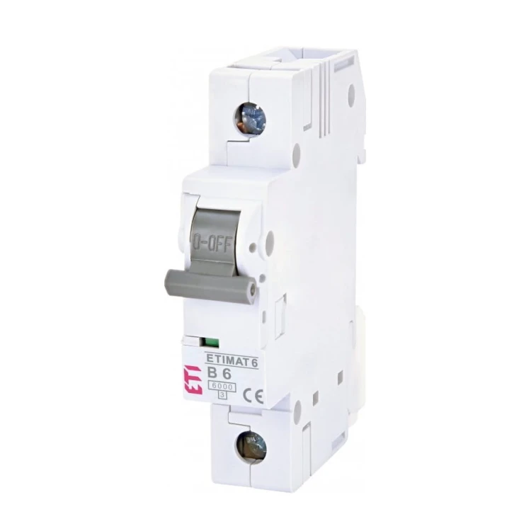 ETI Nadprúdový istič B 6A 1P 6kA GPV-401-160