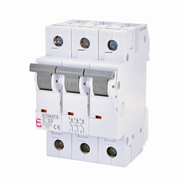 ETI Nadprúdový istič C 32A 3P 6kA GPV-401-163