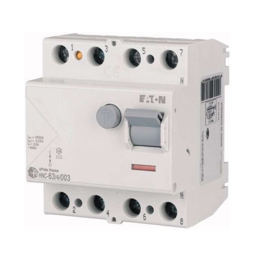 Eaton Prúdový chránič 4P 63A 6kA 30mA Typ AC GPV-401-165
