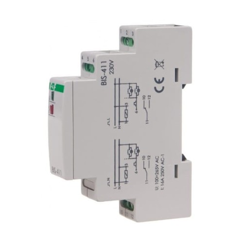 F&F Filipowski Bistabilné relé Zap/Vyp na lištu GPV-401-169