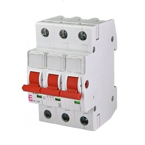 ETI Izolačný odpínač 3-fázový 3P 100A 400V AC GPV-401-170