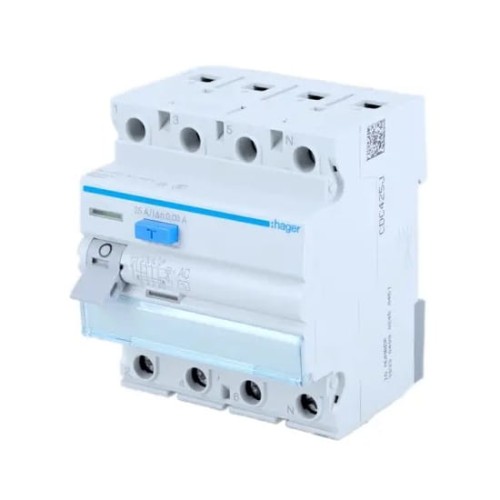 Hager Prúdový chránič 3P+N 40A 30mA Typ A GPV-401-171