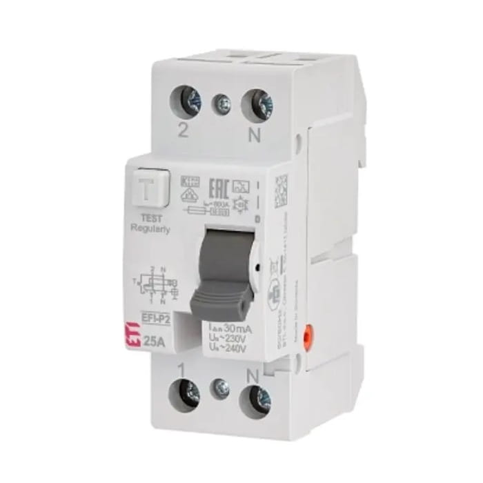 ETI Prúdový chránič 2P 40A 30mA Typ AC GPV-401-177