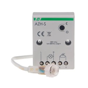 F&F Filipowski Súmrakový spínač 16A 230V 2-1000 Lux IP20/65