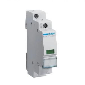 Hager Signalizační LED Světlo Zelené 230V AC