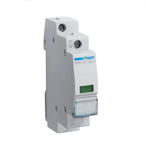 Hager Signalizační LED Světlo Zelené 230V AC GPV-401-195