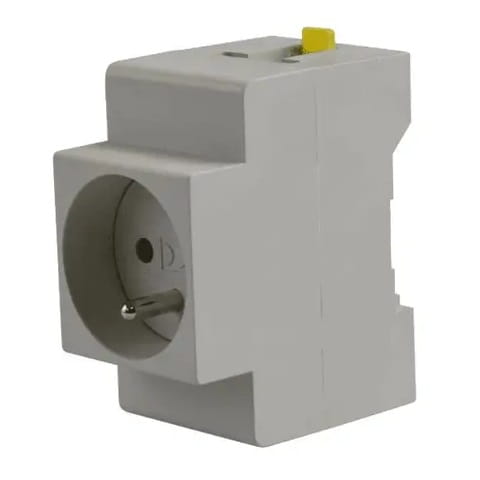 Pawbol Zásuvka s uzemnením na DIN lištu TH M.06-16A/250V GPV-401-218