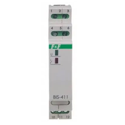 F&F Filipowski Bistabilné relé na DIN lištu 16A BIS-411-24V GPV-401-222 (2)