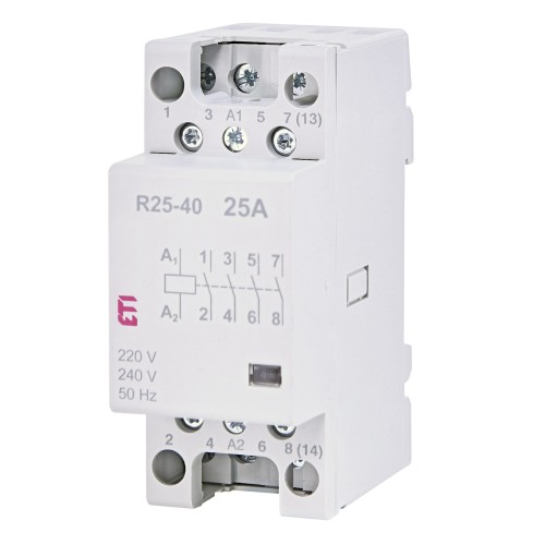 ETI Modulový stýkač 230V AC 4NO 25A GPV-401-228