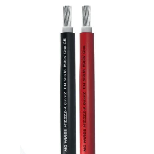 DC Solárny Kábel 1x4mm2 Červená MG Wires Trieda D - CPR PV-200-dc1x4-02