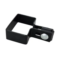 Koncová objímka na plotové panely 40x60 mm čierna