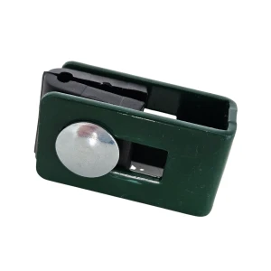 Univerzálna objímka držiak spojka na plotové panely zelená