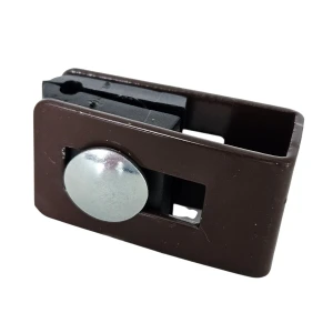 Univerzálna objímka držiak spojka na plotové panely hnedá