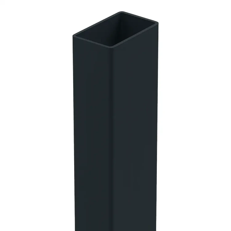 Oplotový stĺp 60x40x1,2 mm, dĺžka 2,4 m, RAL 9005 GPV-700-72 (2)
