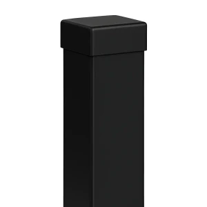 Stĺpik oplotenia 80x80x2 mm, dĺžka 2,4 mb, čierny