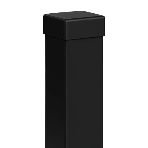 Plotový stĺpik 80x80x2 mm, dĺžka 2,4 m, čierny GPV-700-74 (1)