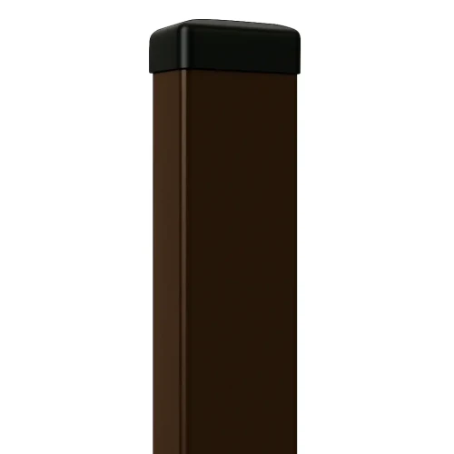 Plotový stĺpik 60x40x1,2 mm, dĺžka 2,4 m, hnedý GPV-700-68 (1)