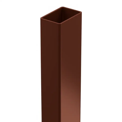 Plotový stĺpik 60x40x1,2 mm, dĺžka 2,4 m, hnedý GPV-700-68 (2)