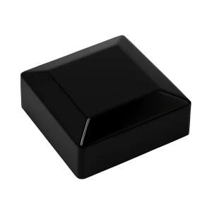 Nasadka daszek kapturek zaślepka na stĺpik oplotenia 80x80 čierny