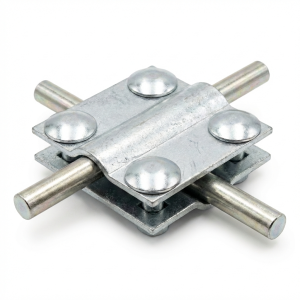 Krížová spojka 4-otvorová 2-platničková B do 30mm pozinkovaná galvanicky