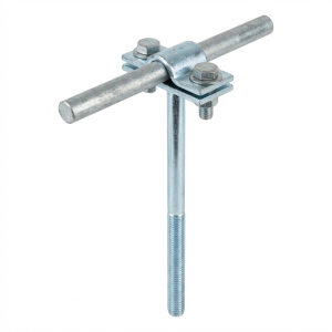 Držiak na drôt skrutkový h=12cm pozinkovaný galvanicky